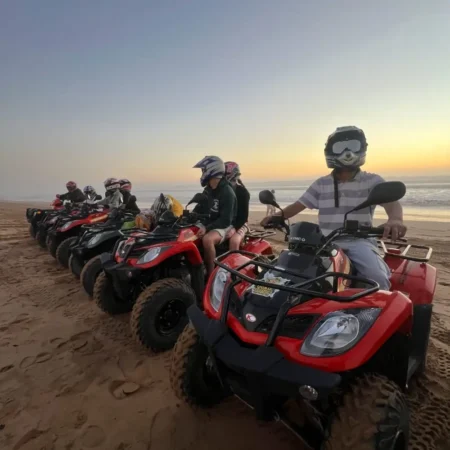 Quad tour at sunset in Taghazout Agadir Morocco
